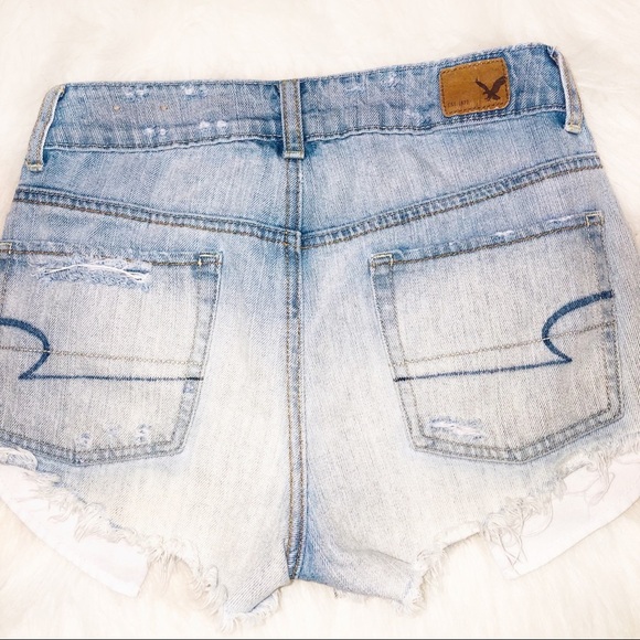 American Eagle size 00 cheeky distressed shorts - Picture 4 of 5